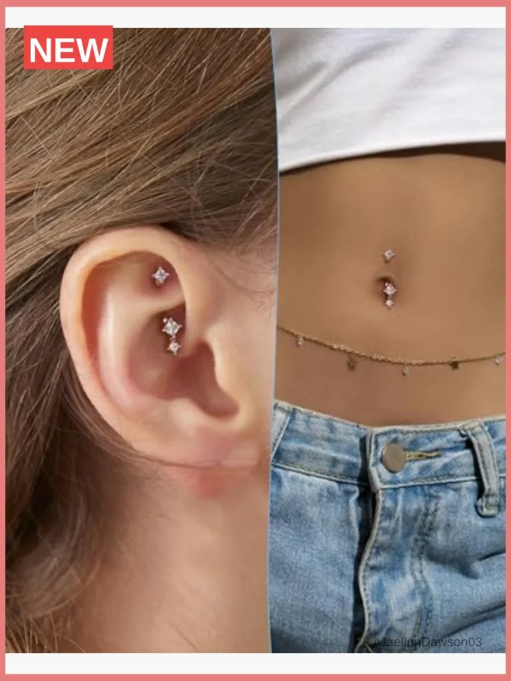 Minimalist Rook Earrings 8mm Silver Stainless Steel Clear CZ Curved Barbell 16G